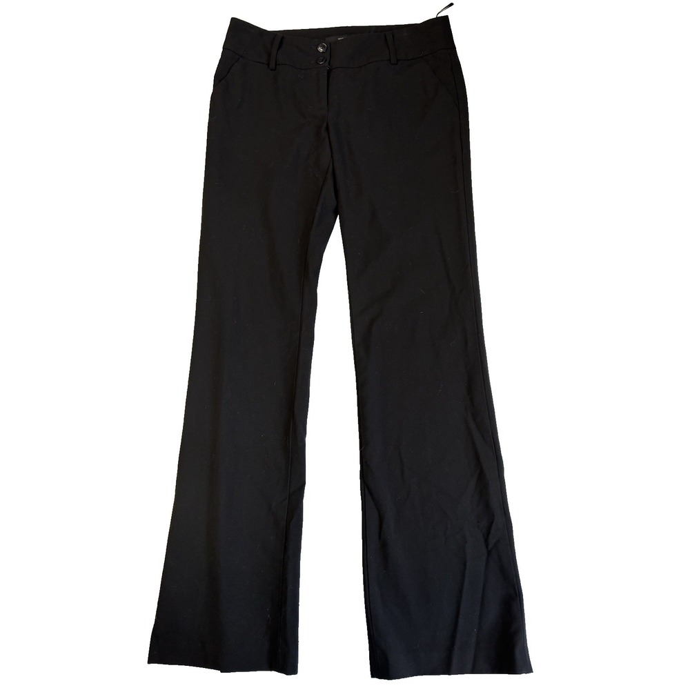 Amanda & Chelsea Women's 6 Black Sexy Flared Dress Pants Career Office Business